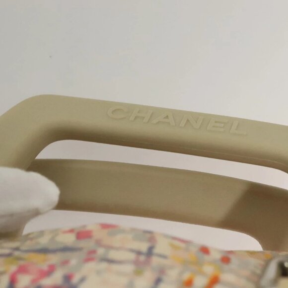 CHANEL Hand Bag Canvas 2way Pink Silver CC Auth 133090 - Picture 9 of 16